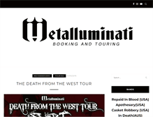 Tablet Screenshot of metalluminati.com